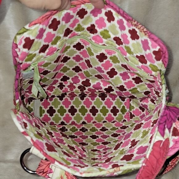 VERA BRADLEY HELLO DAHLIA TOTE PURSE (RETIRED PATTERN) - Picture 8 of 8